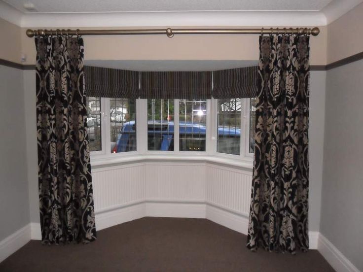 Bow Window Curtains Ideas Part - 36: Image Detail For -large Window Treatments Bay Window Treatment Ideas IDEA