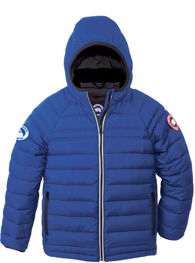 Hooded Puffer Jacket Royal Blue Puffer Down Jacket Size XS