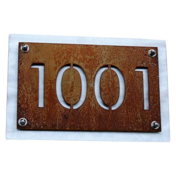 7 Best House Numbers Idea Images On Pinterest Number Plates Rustic Address Number Plaque Metal House Sign Small