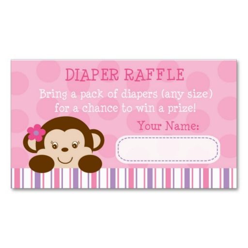 40 best Baby Shower Diaper Raffle Tickets images on Pinterest - baby shower card template 40 best Baby Shower Diaper Raffle Tickets images on Pinterest - baby shower card template