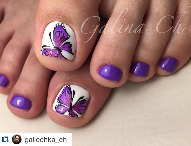 Best 25+ Butterfly Nail Art Ideas Only On Pinterest Butterfly Butterflies · Purple PedicurePedicure SummerToenail ... - Best 25+ Butterfly Nail Art Ideas Only On Pinterest Butterfly