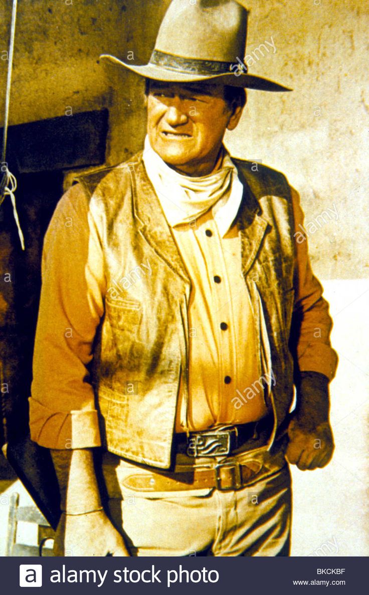 Vintage Western Movie Poster Featuring John Wayne Vintage Western Movie Poster Featuring John Wayne