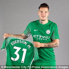 man city ederson kit