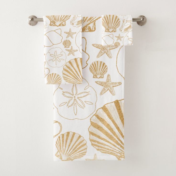 Beach themed online bath towel set