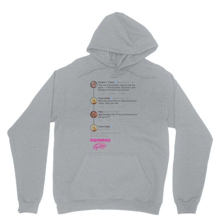 Trixie Mattel Patty Don t Start Adult Hoodie Hoodie material