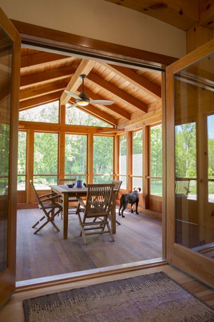 Best 25 3 Season Porch Ideas On Pinterest Room Back I Would Want Ours To Be All White But Love This Pic With The Doors Included