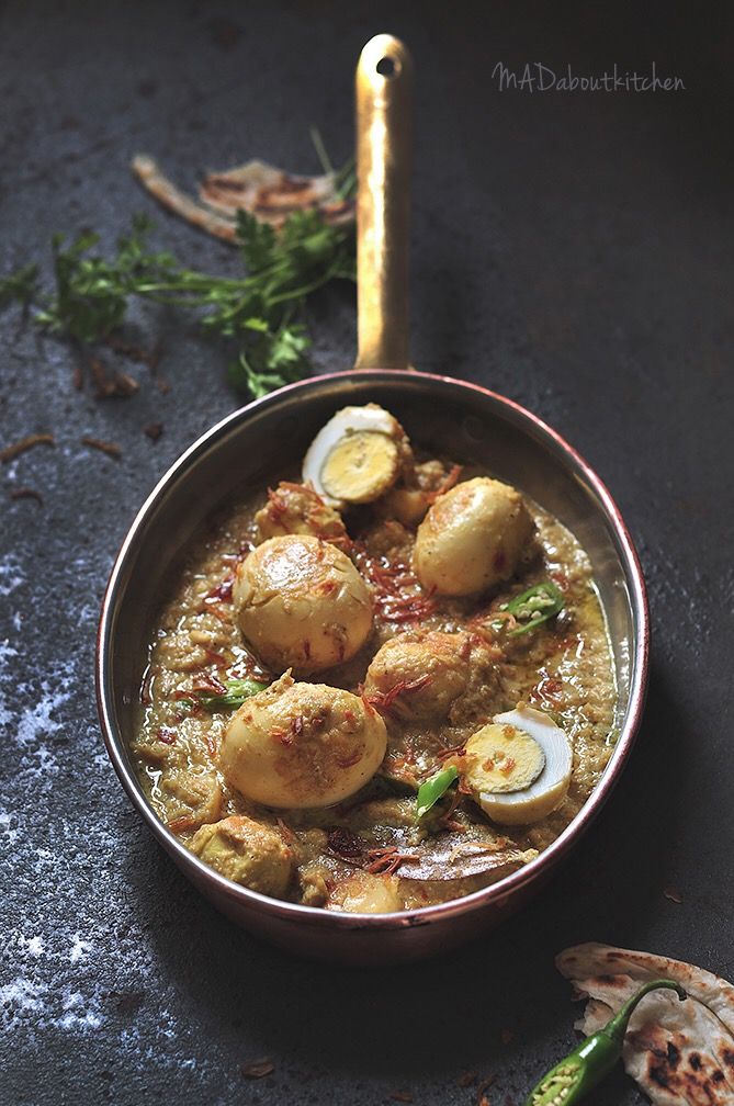 Egg Korma Recipe with Garam Masala and Bresta