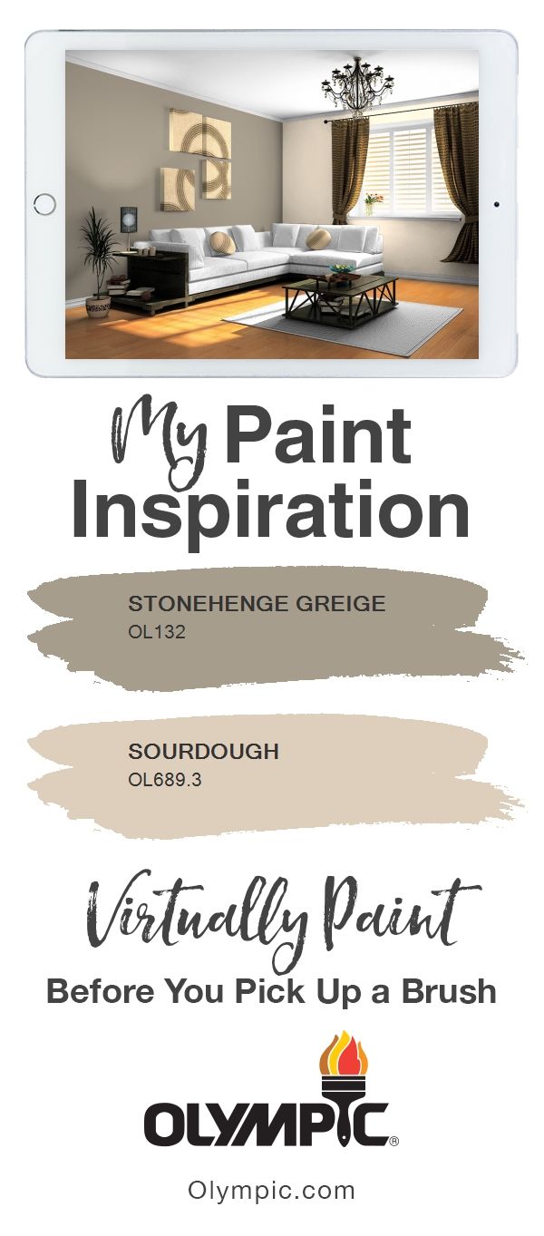 Paint Visualizer Seeing Is Believing Mobile Home Remodel Lr Entry I Chose Stonehenge Greige From Olympic Paints Stylish Comfortable Interiors Collection For The Accent Walls And Sourdough Rest