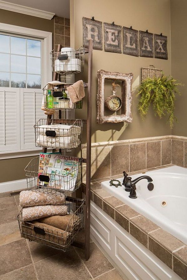 Best 20 Wire Basket Storage Ideas On Pinterest No Signup Required 20 Neat And Functional Bathtub Surround Storage Ideas