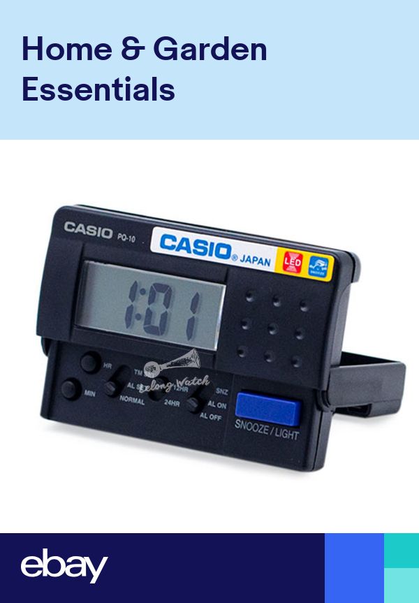 CASIO Travel Alarm Clock PQ10-1R CASIO Travel Alarm Clock PQ10-1R