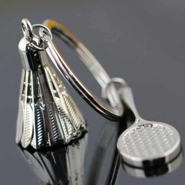 Creative Tennis Racket Design keyring Key Chain Creative Keychain Gift Present