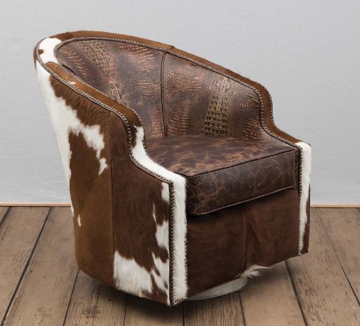 Cowhide Chairs Unique Western cowhide chairs each have their own