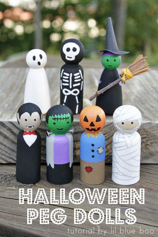 halloween peg dolls tutorial lil blue boo halloween activitieshalloween projectshalloween diyholidays - Halloween Diy Projects halloween peg dolls tutorial lil blue boo halloween activitieshalloween projectshalloween diyholidays - Halloween Diy Projects
