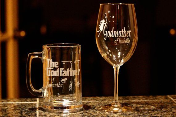 Godmother and Godfather Glasses Godparents glasses