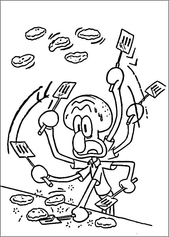 spongebob coloring pages