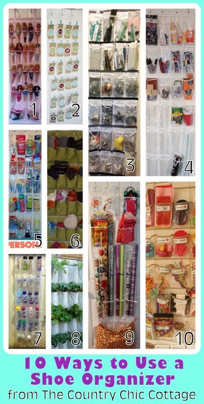 29 Best New Uses For Old Things Shoe Organizer Images On Pinterest 10 Ways To Organize Using An Over The Door Shoe Organizer