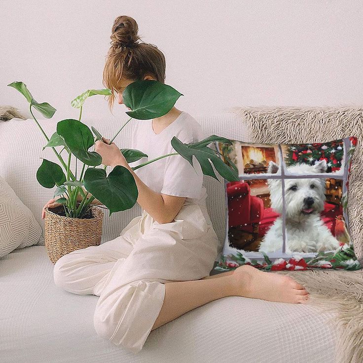 QtStyle Christmas Pillow Covers Embroidery Snowflake Holiday Decorative Throw Pillows Covers for Living Room Couch Bed Sofa Chair 100% Cotton 18x18 inch QtStyle Christmas Pillow Covers Embroidery Snowflake Holiday Decorative Throw Pillows Covers for Living Room Couch Bed Sofa Chair 100% Cotton 18x18 inch