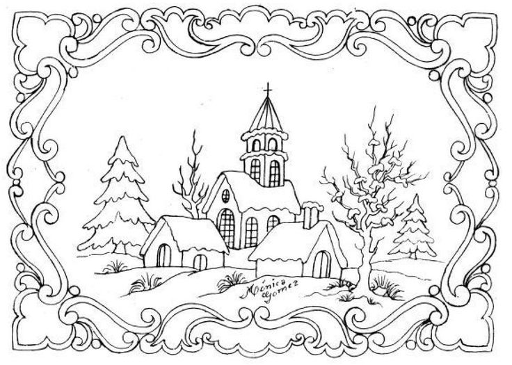 Download Pin by Georgette Azzi on Lace patterns | Coloring pages winter, Christmas coloring pages ...