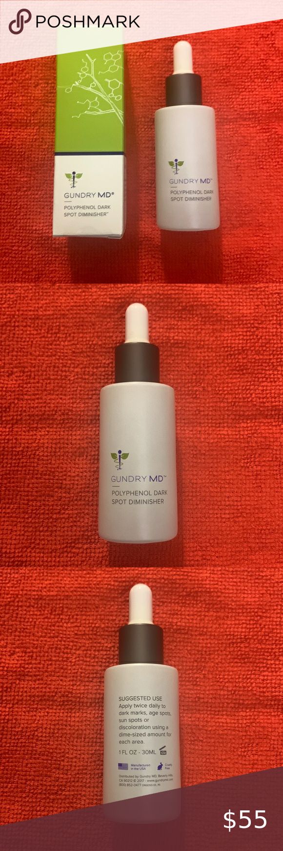 Dr Gundry Polyphenol Dark Spot Diminisher Gundry MD Polyphenol Dark Spot Diminisher New-Factory Sealed