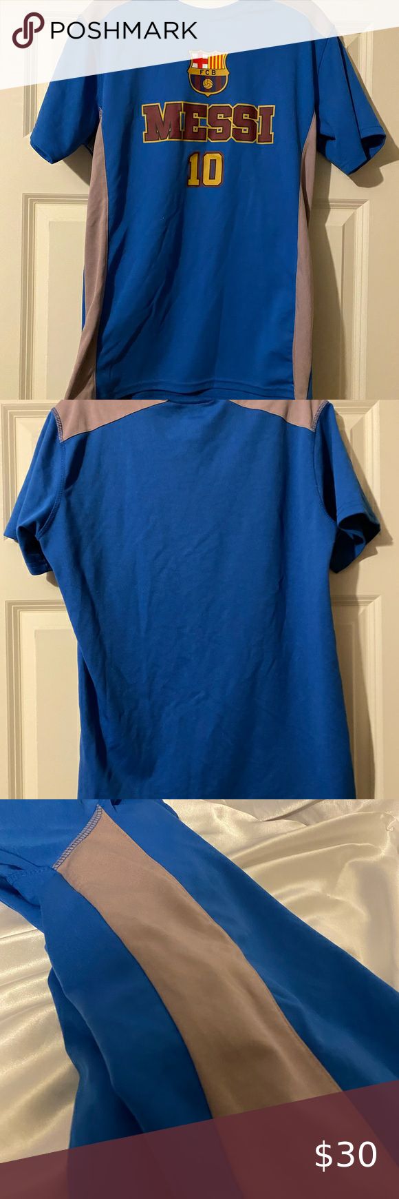 Messi Barcelona shirt in 2024 | Barcelona shirt, Shirt shop, Clothes design