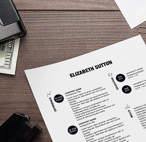 template of a resume