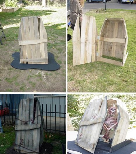 pallet coffin art of upcycling 20 diy wood pallet reuse project ideas