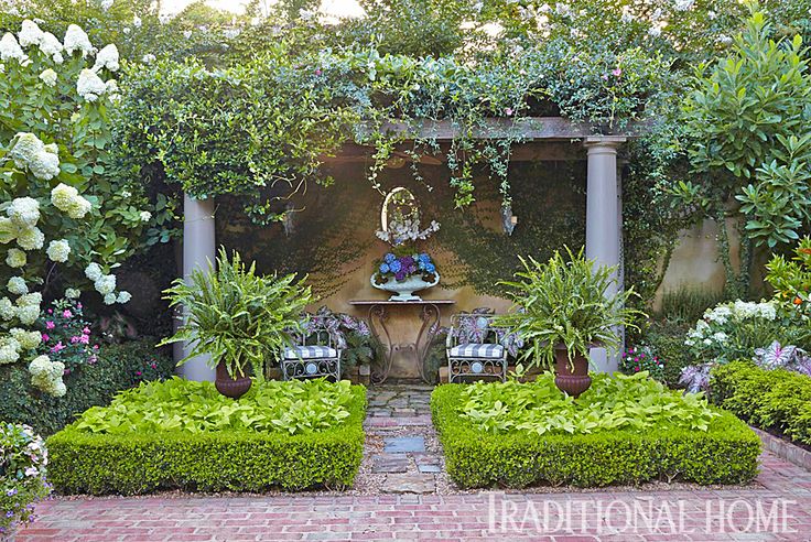 Carns Garden. Shaded Arbor and Sitting Area An arbor offers a shady spot along ...