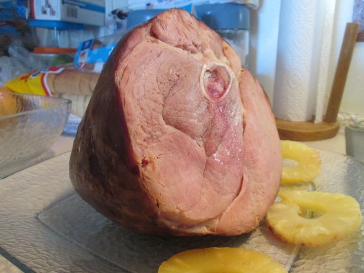 I used a Cumberland Gap Semi-Boneless Ham, I purchased it at Kroger the Cumberland Gap Semi Boneless Ham Cooking Instructions