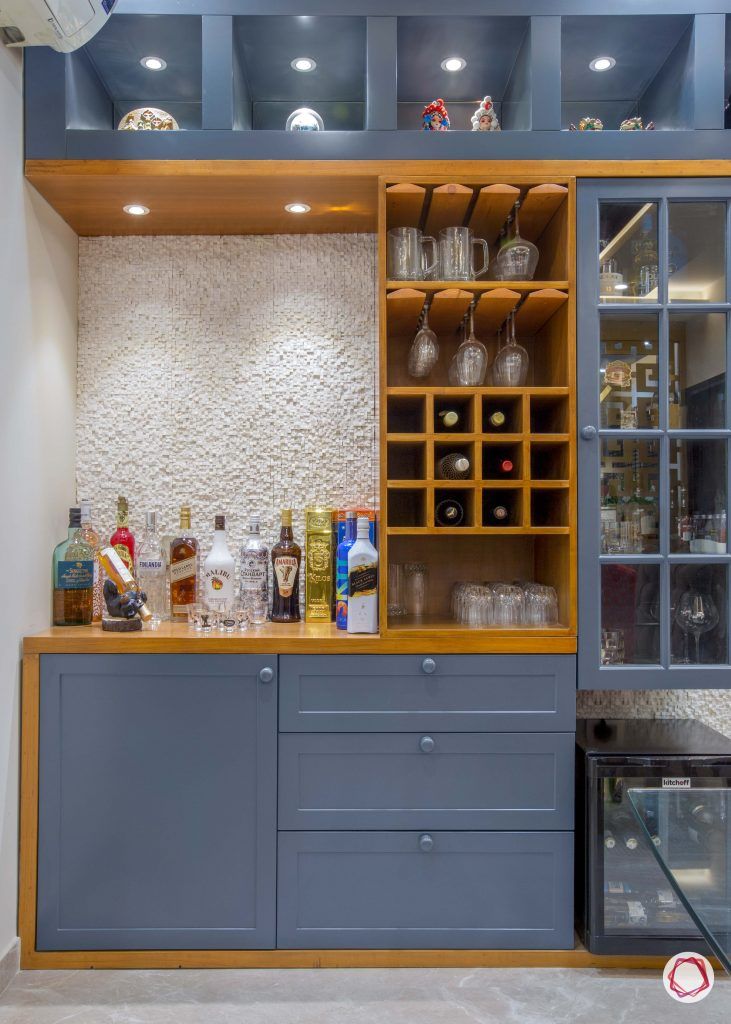 Maximalism Bright Colours Rule This Cleo County Flat Kitchen Interior Design Decor Home Bar Rooms Modern Kitchen Interior Design Decor, Kitchen Cabinet Bar Design