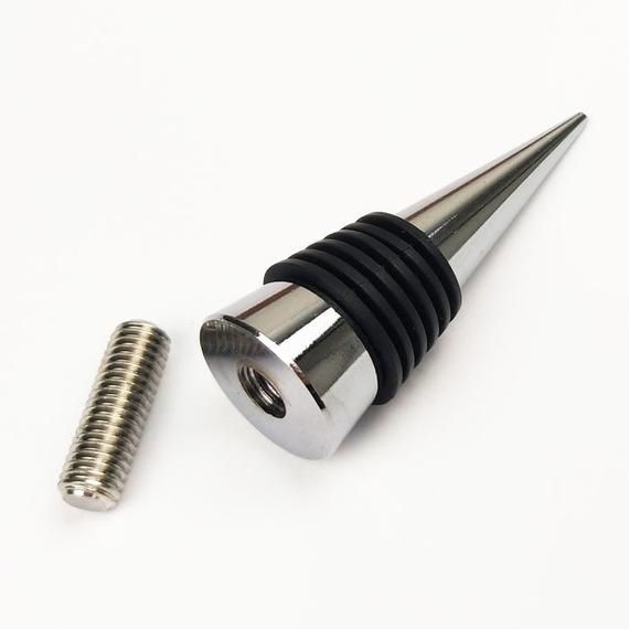 Chrome Cone Wine Bottle Stopper Kit Wood Lathe wood turning 10 Pack