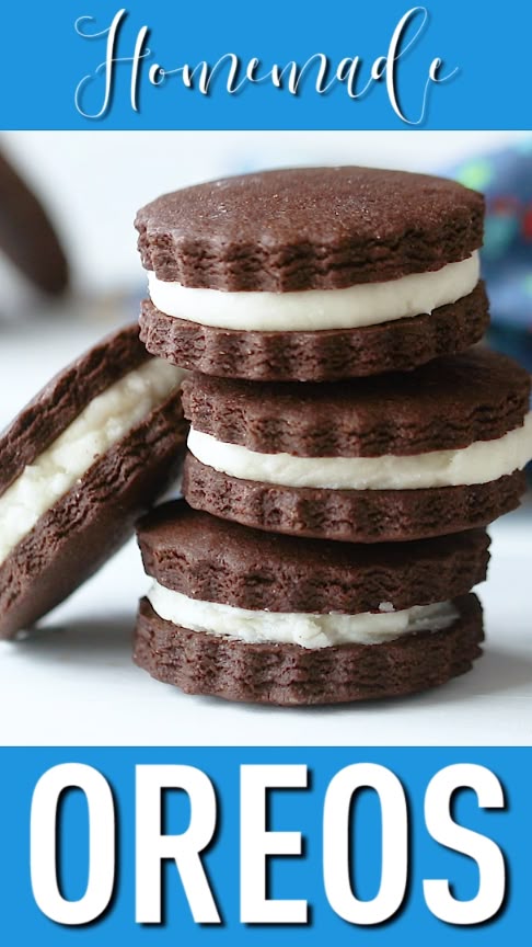 Homemade Oreos: Easy & fun to make, and they taste SO much better than store bou… Homemade Oreos: Easy & fun to make, and they taste SO much better than store bou…