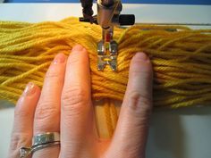 The Project Lady - Fast & Easy way to make Doll Hair with Yarn!