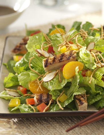 Asian salad with mandarin oranges