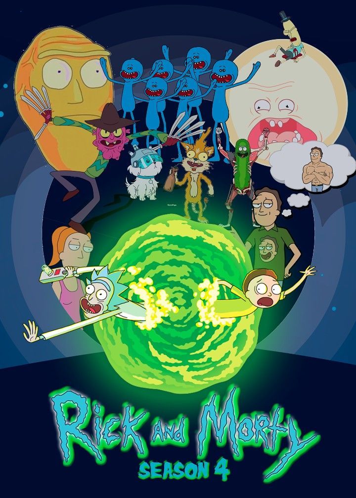 Rick And Morty Tv Series 2013 Present Rick And Morty Desenhos De Anime Animacao