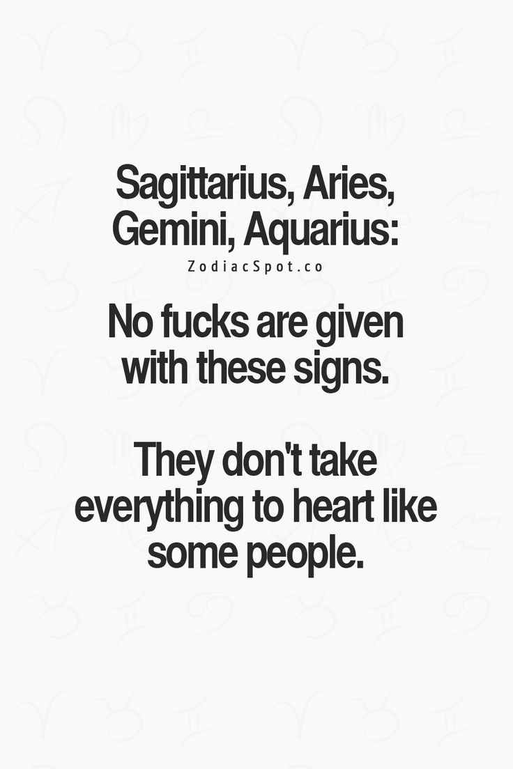 Aries and Gemini