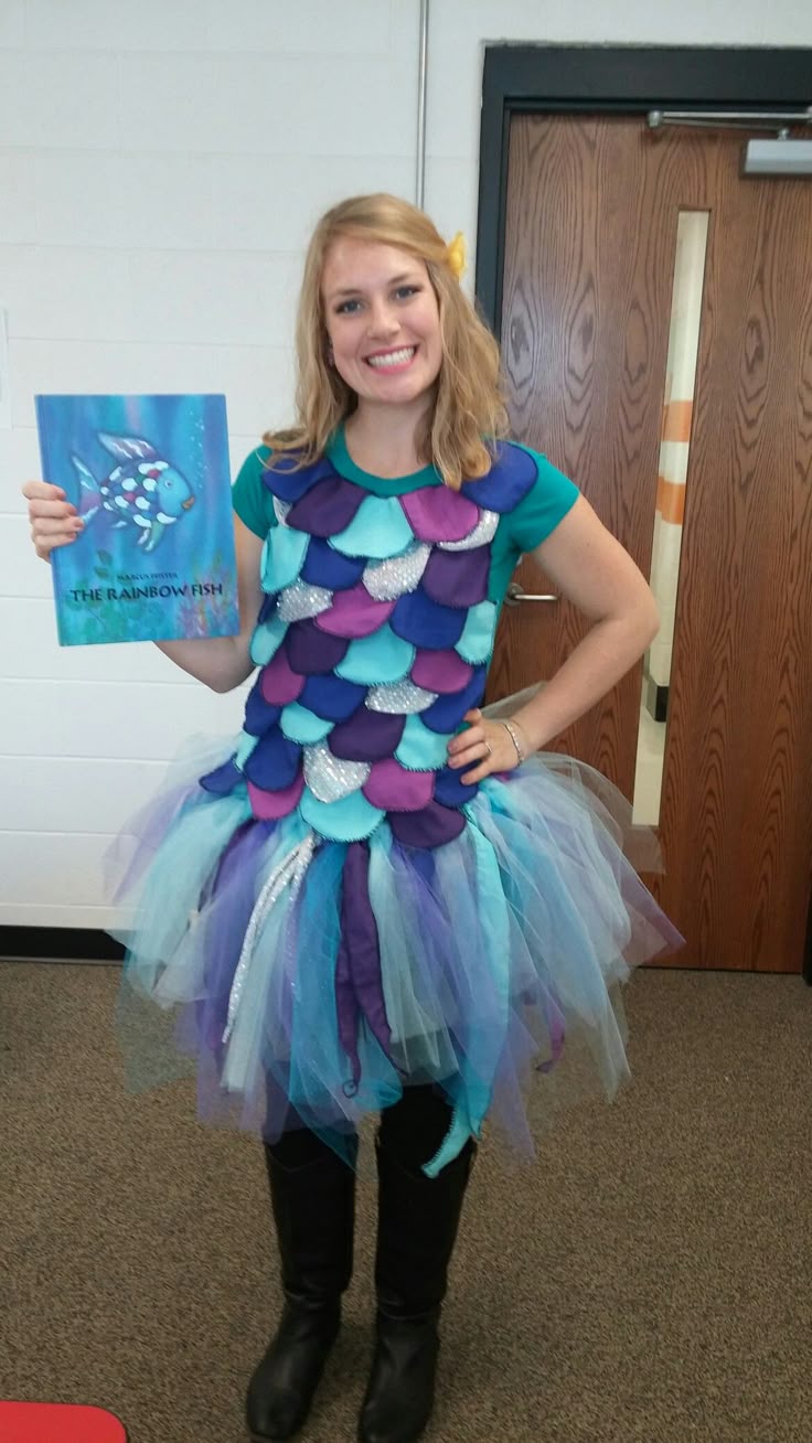 Rainbow fish costume 1st Grade Book day costumes