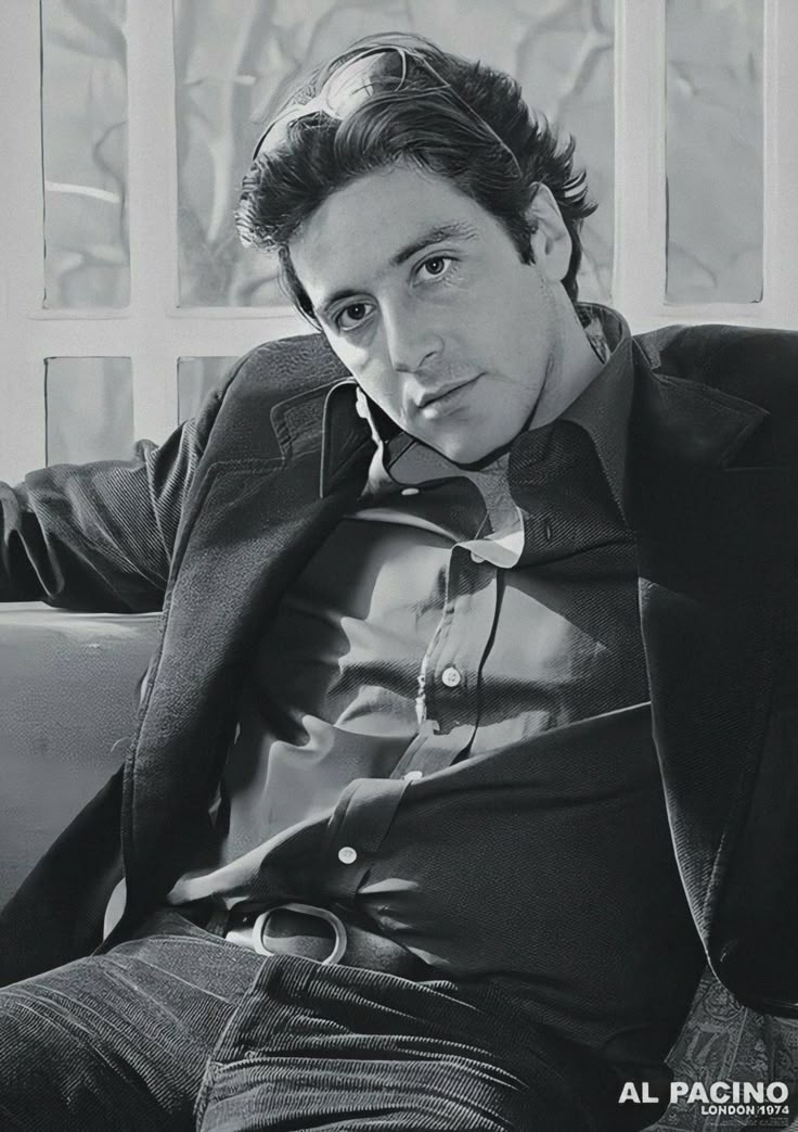 Pin by 𝐋𝐢𝐥𝐲 🌈⃤ on al pacino | Al pacino, Young al pacino, The godfather