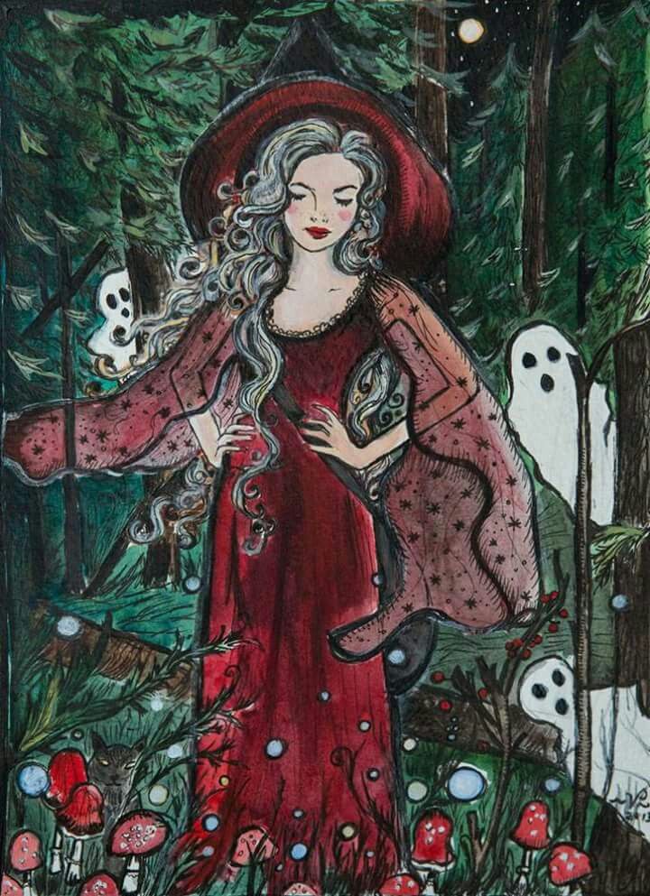 Whimsical Artwork Skeksis Vulture Fantasy Art Pencil Artwork Crystal Ball Witchy Artwork Oracle Illustration