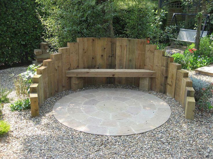 design4 | Garden seating area, Garden seating, Backyard landscaping