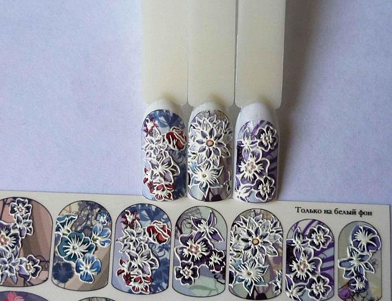 3d Flowers 3d Nail Art 3d Sliders Nails 3d Manicure Acrylic