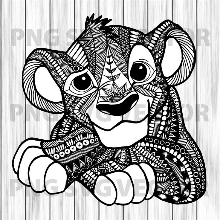 Download Mandala lion king svg, Lion king file for cricut, Files ...