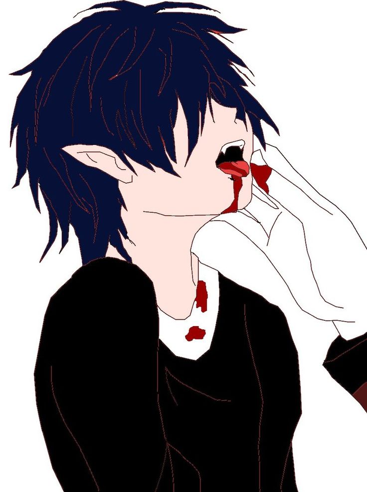 Cute anime vampire boy