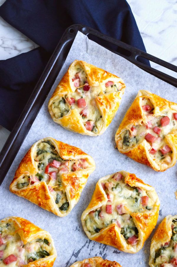 Ham Cheese Spinach Puffs Breakfast Brunch Pinterest Ham Cheese Spinach Puffs Breakfast Brunch Pinterest And Food