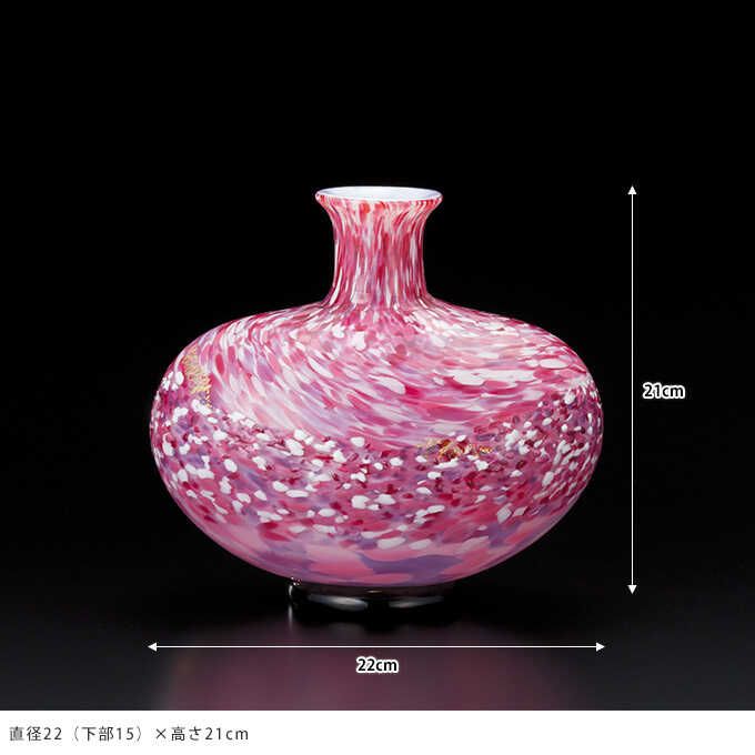 最高級 ガラス壺 花瓶 花器 - 花瓶