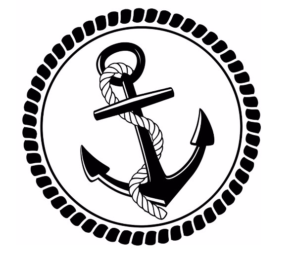 anchors away vintage cabinet transformed stencils ancora designs furniture