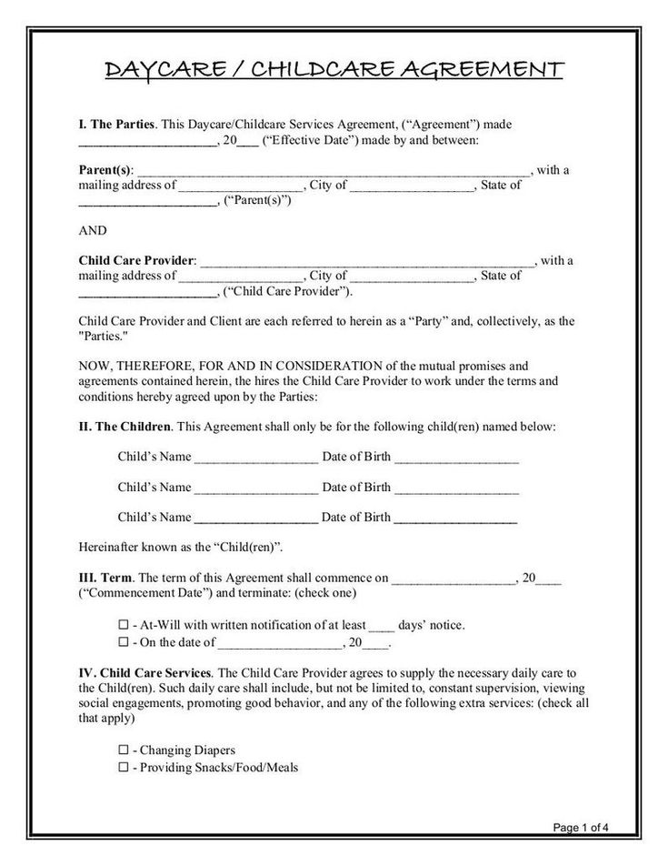 easy to edit daycare child care service contract microsoft etsy room rental agreement roommate agreement rental agreement templates