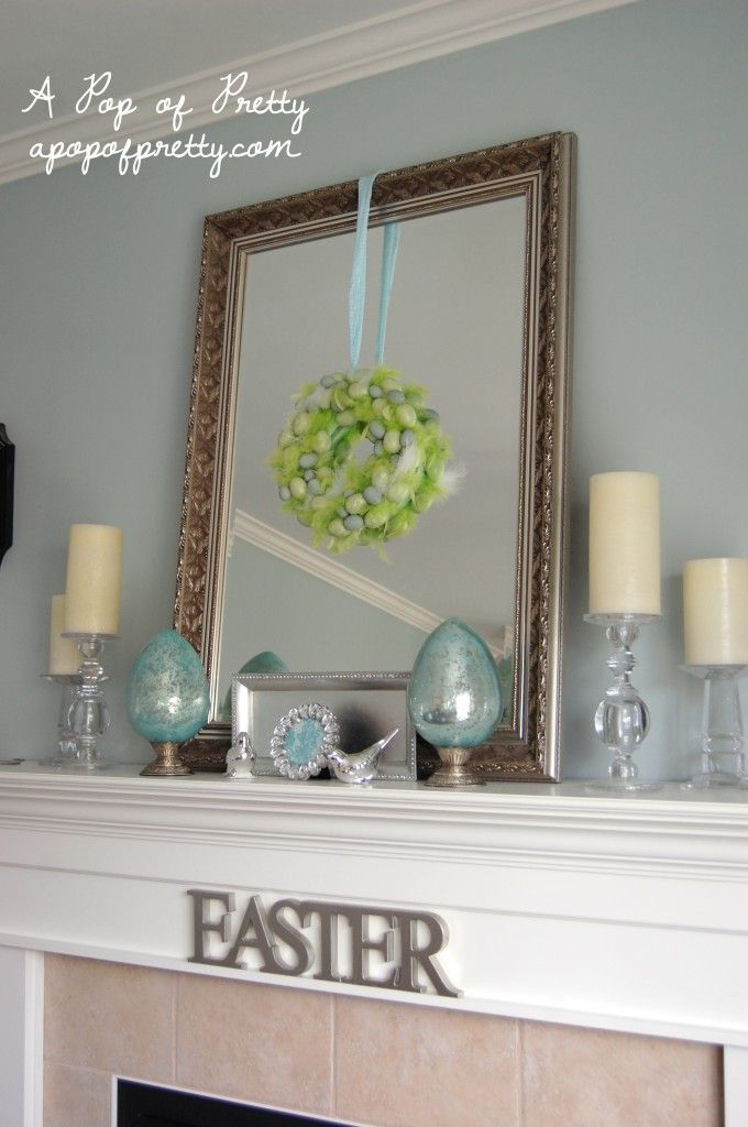 Easter Decorating Mantel Ideas 189 best holidays: easter & spring images on pinterest | easter Easter Decorating Mantel Ideas 189 best holidays: easter & spring images on pinterest | easter
