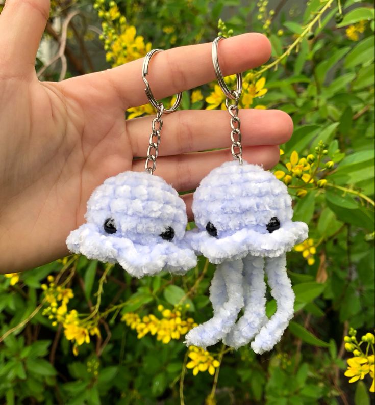 Super Soft Little Crochet Octopus & Jellyfish Keychain Ocean - Etsy | Crochet octopus, Cute keychain, Crochet animal patterns Super Soft Little Crochet Octopus & Jellyfish Keychain Ocean - Etsy | Crochet octopus, Cute keychain, Crochet animal patterns