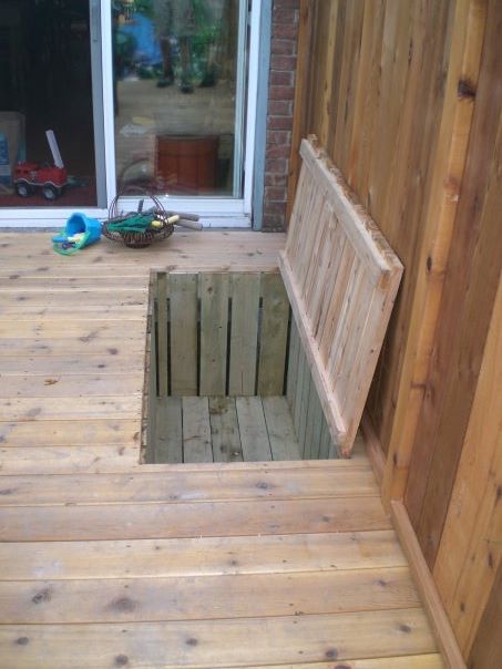 Best 25+ Deck Storage Ideas On Pinterest Pool Storage Box, Pool Trap door, for extra storage under the deck or build in a cooler. - Best 25+ Deck Storage Ideas On Pinterest Pool Storage Box, Pool