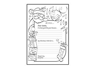 santa list template